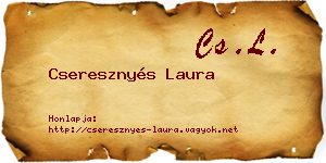 Cseresznyés Laura névjegykártya